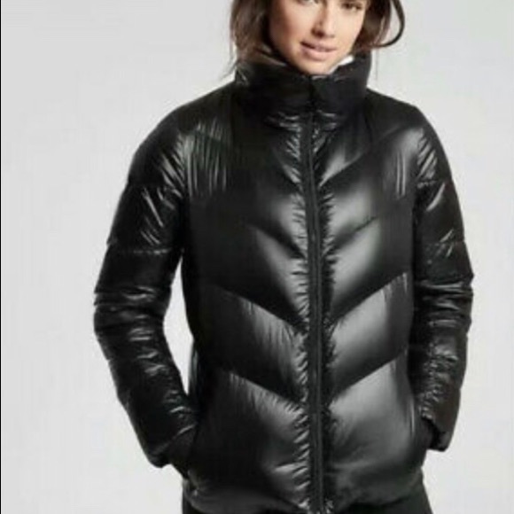 Athleta Jackets & Blazers - ATHLETA Lofty Down Jacket Puffer Black Medium
